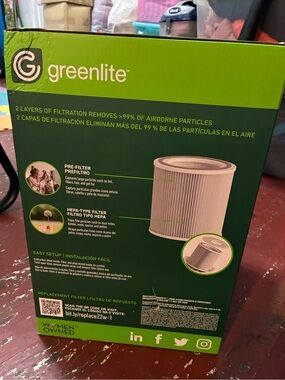Greenlite 22W Air Purifier With HEPA-Type Filter
